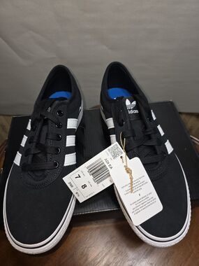 Adidas Adi Ease Black White Men sz 7 NIB